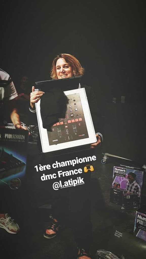 DMC France première femme championne